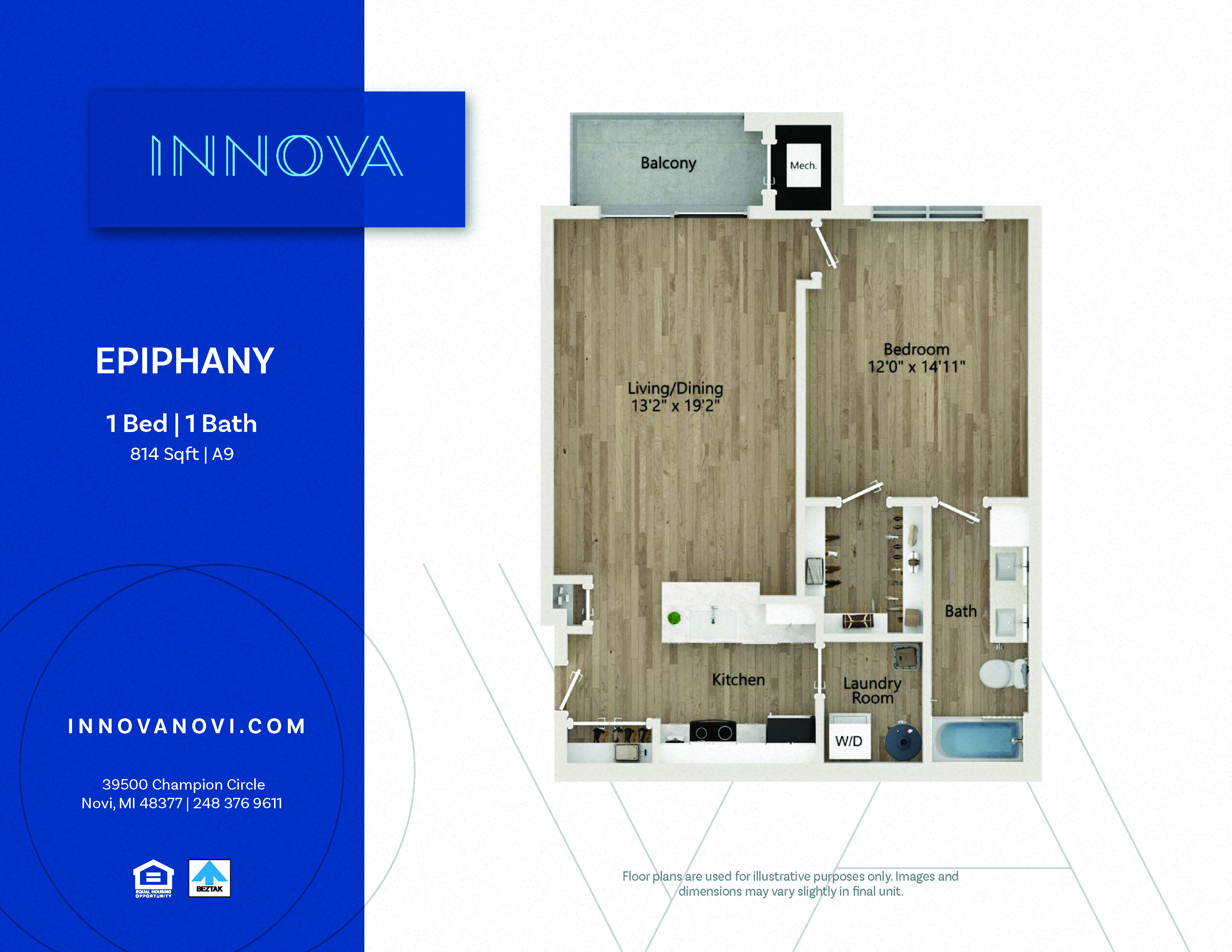 Epiphany floor plan